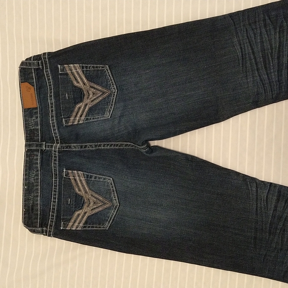 Vigoss Women Dark Bootcut Blue Jeans - Picture 10 of 12